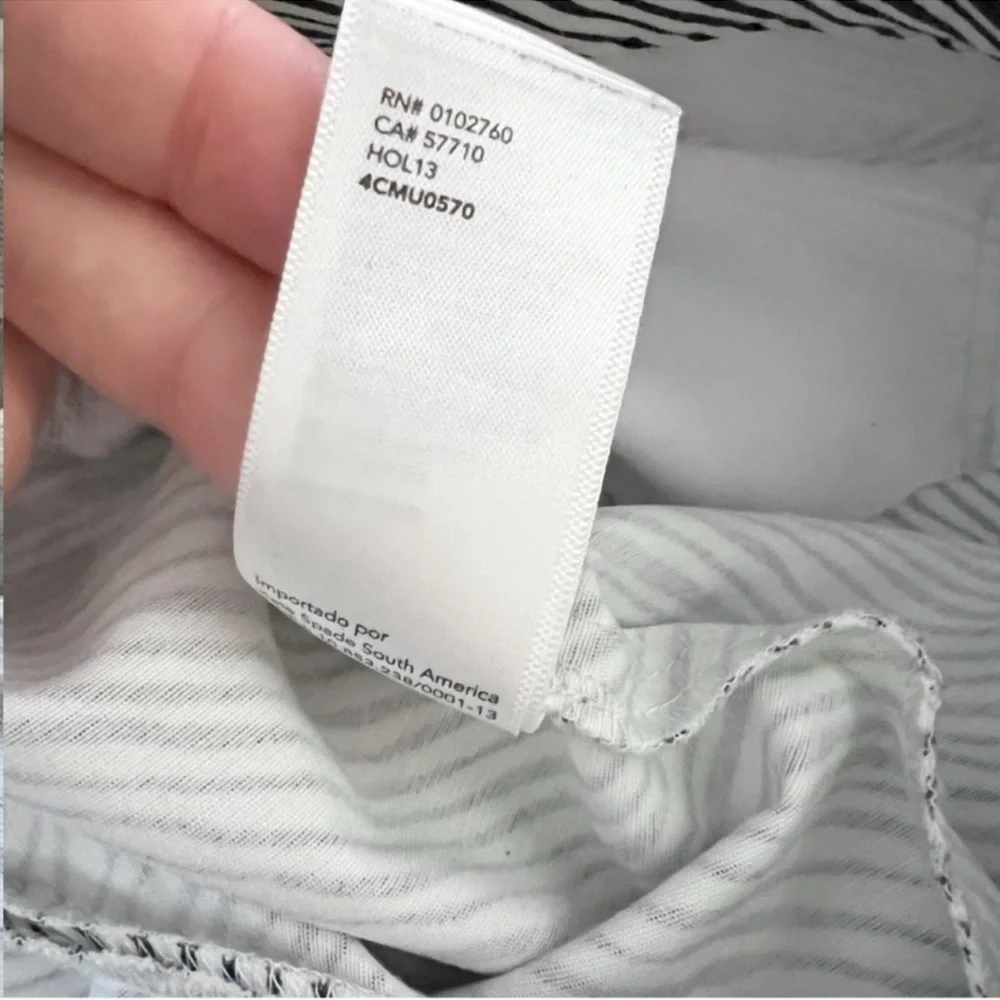 Kate Spade Saturday Zebra Print Cropped Trouser Pants Black/White Size 10